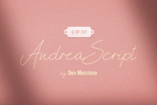 Andrea: A Magical Script Font for Elegant Designs