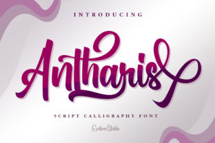 Antharis: The Magical Script Font That Elevates Every Design