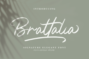 Brattalia: A Sweet Hand-Lettered Script Font