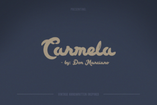 Carmela: A Playfully Nostalgic Script Font That Redefines Vintage Design Strategy