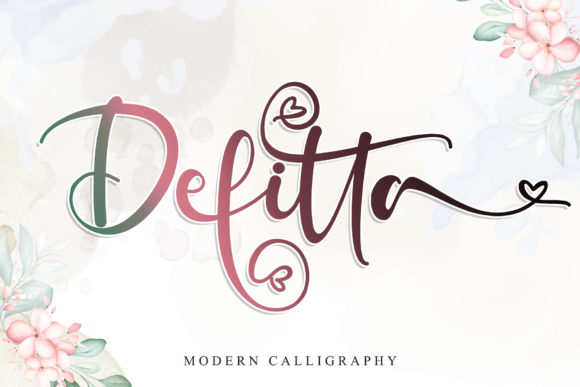 Defitta: The Beautiful Script Font for Creative Projects