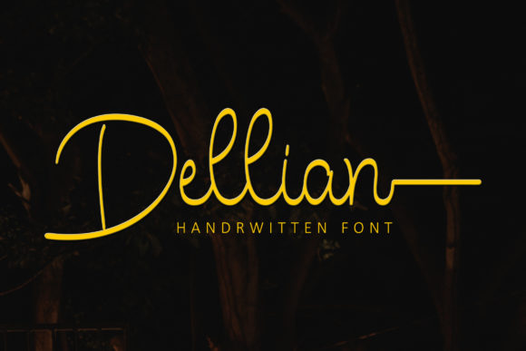 Dellian: A Sweet and Soft Script Font for Authentic Design
