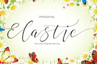 Elastic: A Refined Script Font That Balances Classic Charm with Modern Versatility