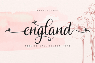 England: A Script Font That Elevates Your Design Process from Concept to Completion