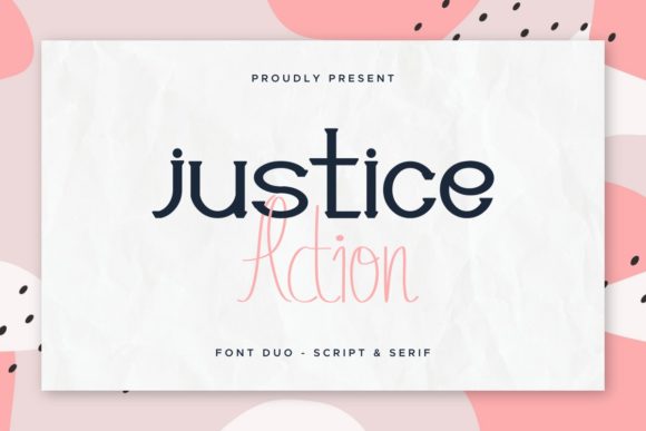 Evaluating the Justice Action Font Duo