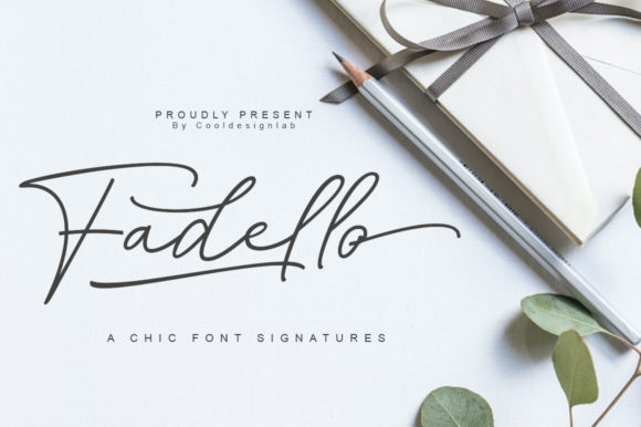 Fadello: Where Classic Typography Meets Modern Creative Freedom