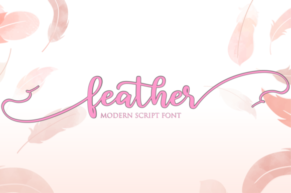 Feather Font: Sweet Handwritten Style with Alternates & Ligatures
