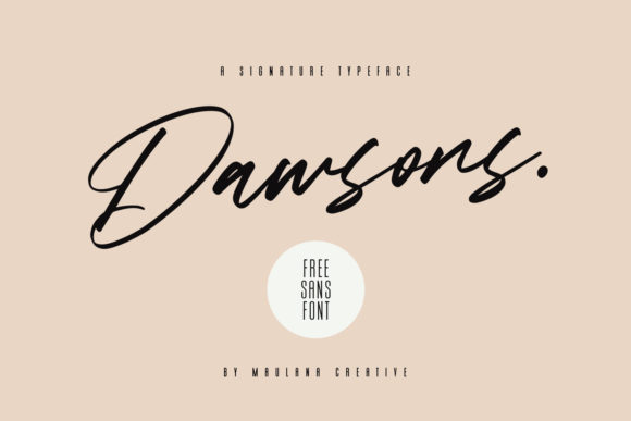 Handcrafted Charm: Using Dawsons Font for DIY Projects