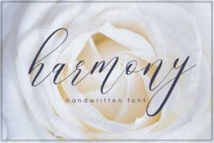 Harmony: A Beautiful Script Font for Elegant Design