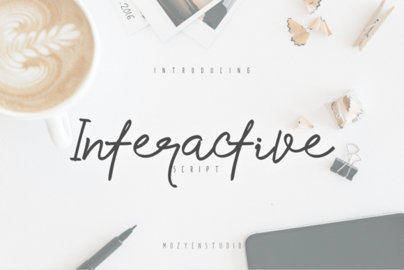 Interactive Script Font: Elegance Simplified