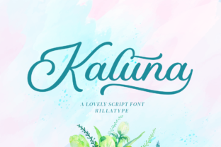 Kaluna: A Sweet and Soft Hand-Lettered Script Font