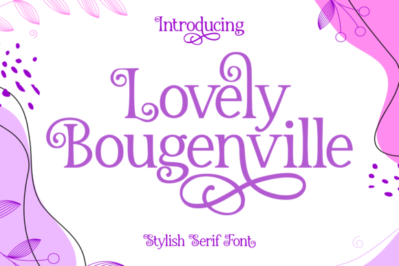 Lovely Bougenville: A Handwritten Font That Brings Warmth to Every Project