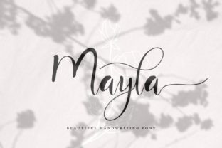 Mayla: The Handwritten Script Font That Shines in Any Layout