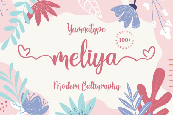 Meliya: A Romantic Font for Creative Projects