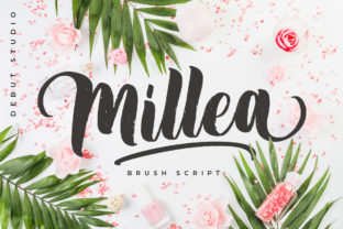 Millea: Brush Script Magic for Effortless Hand-Lettering