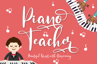 Piano Teacher: A Sweet Hand-Lettered Font