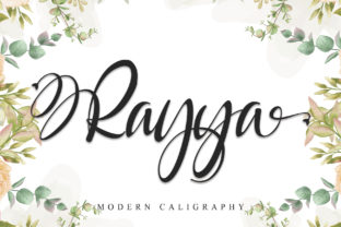 Rayya: A Modern Calligraphy Font with Fluid Elegance