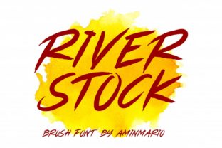 Riverstock: Using a Clean Script Font to Strengthen Visual Strategy