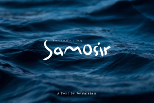 Samosir: A Handcrafted Script Font With Casual Charm
