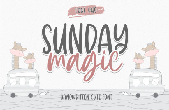 Sunday Magic: A Versatile Duo Font for Design Elevation