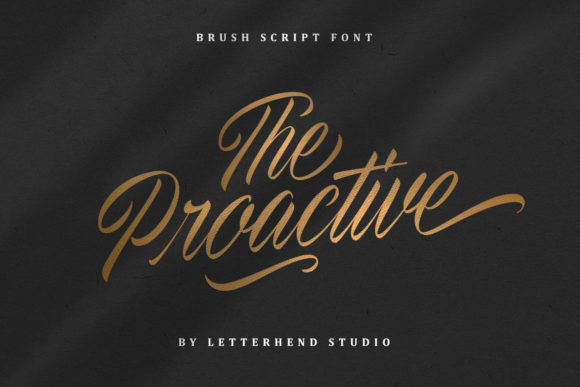 The Proactive: A Magical Script Font for Timeless Elegance and Authentic Calligraphy
