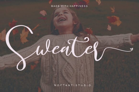 The Sweater Font: Elegant Script for Modern Projects