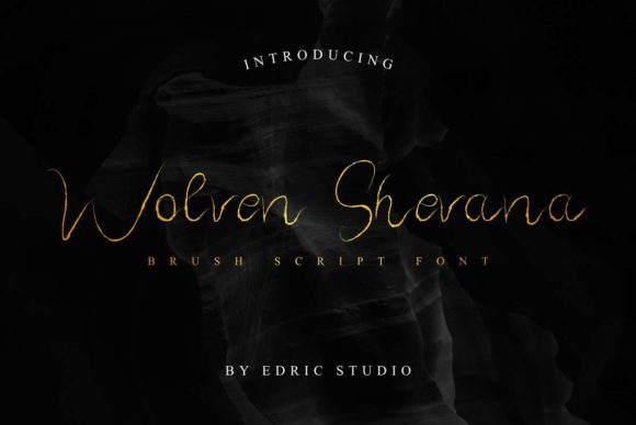 Wolven Shevana: A Grunge Horror Script Font
