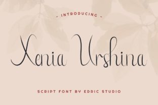 Xenia Urshina: A Delicate Script That Breathes Life into Your Crafting Projects